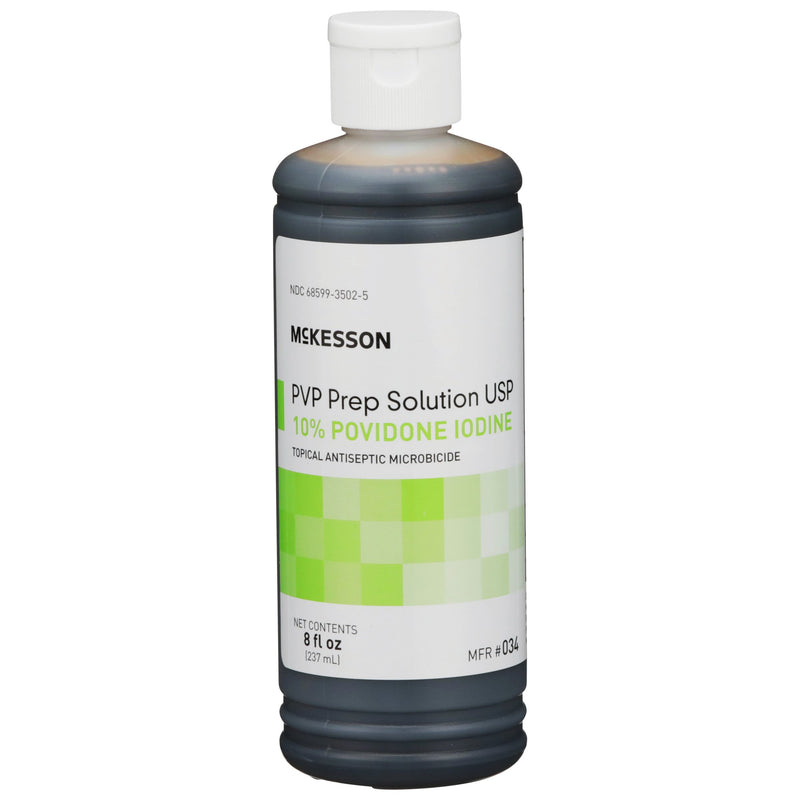 MCKESSON MICROBICIDE ANTISEPTIC PVP SCRUB SOLUTION, 8-OUNCE BOTTLE, SOLD AS 24/CASE MCKESSON 034
