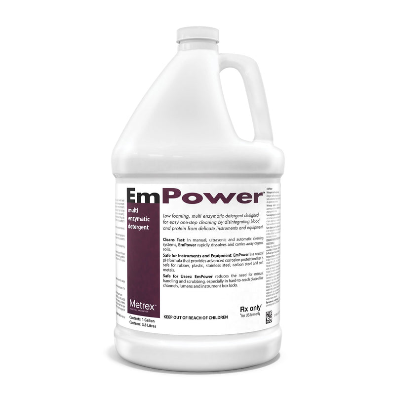 EMPOWER® DUAL ENZYMATIC INSTRUMENT DETERGENT, 1 GAL JUG, SOLD AS 4/CASE METREX 10-4100
