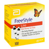 TEST STRIP, BLD GLUC FREESTYLE(100/BX 12BX/CS) ABTDIA, 100/BX
