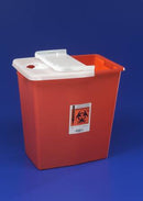 SharpSafety™ Multi-purpose Sharps Container, 12 Gallon, 18¾ x 18¼ x 12¾ Inch, 10/CS