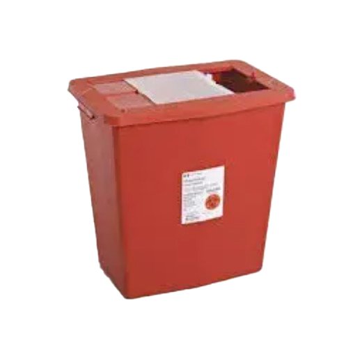 SHARPSAFETY™ MULTI-PURPOSE SHARPS CONTAINER, 12 GAL., 18.75 X 18.25 X 12.75 INCH, SOLD AS 10/CASE CARDINAL 8935