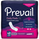 PREVAIL® DAILY PADS MAXIMUM BLADDER CONTROL PAD, 11-INCH LENGTH, SOLD AS 48/PACK FIRST PV-916/1