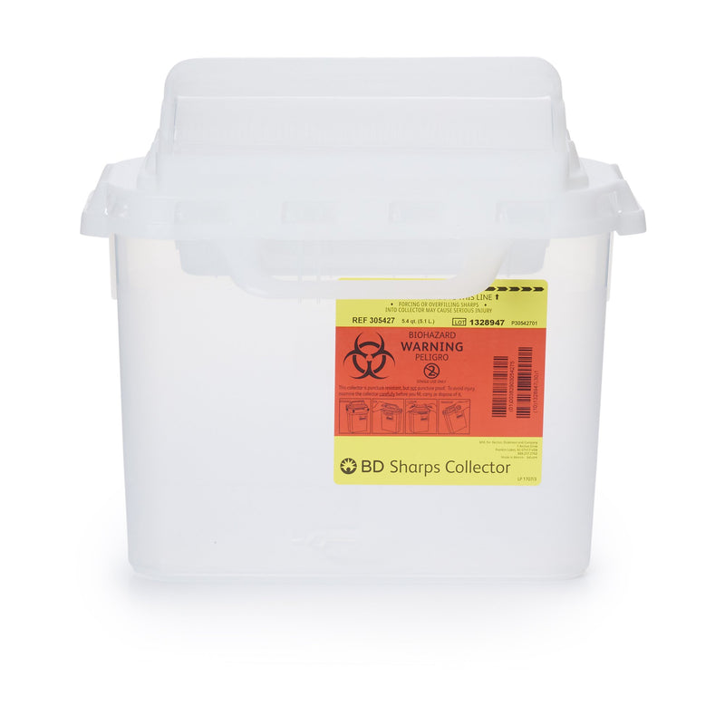 BD MULTI-PURPOSE SHARPS CONTAINER, 12 X 12 X 4-4/5 INCH, SOLD AS 1/EACH BD 305427