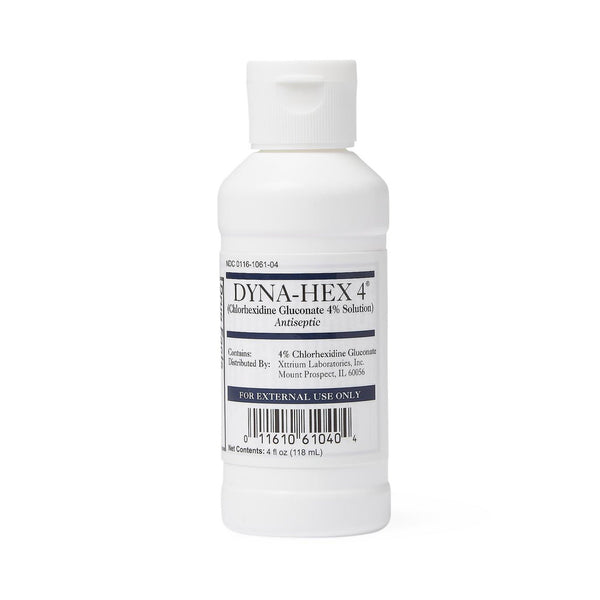 DYNA-HEX 4® ANTISEPTIC SKIN CLEANSER, 4 OZ., SOLD AS 48/CASE XTTRIUM 1061DYN04