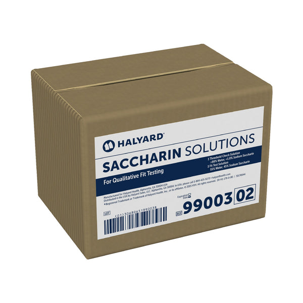 HALYARD FIT TEST SOLUTIONS KIT, SACCHARIN, SOLD AS 1/CASE O&M 99003