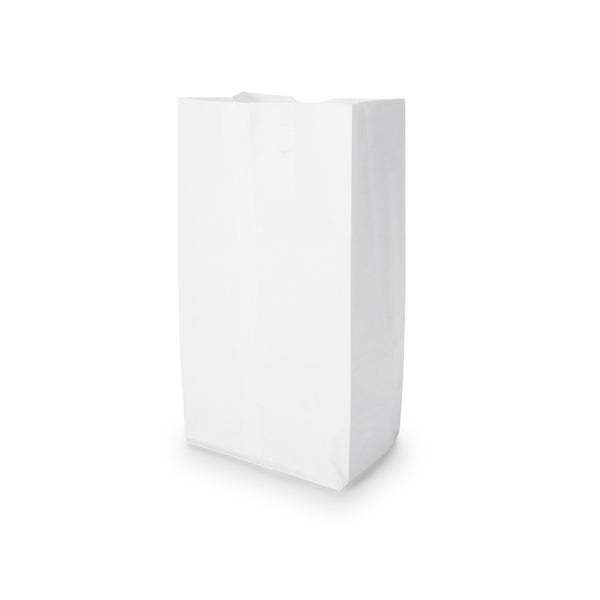 GENERAL SUPPLY WHITE GROCERY BAG, SIZE 6, SOLD AS 500/PACK LAGASSE BAGGW6500