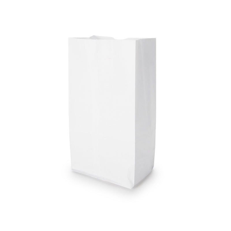 GENERAL SUPPLY WHITE GROCERY BAG, SIZE 6, SOLD AS 500/PACK LAGASSE BAGGW6500