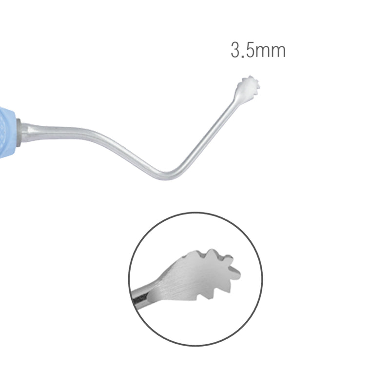 Osung 87C Serrated Surgical Curette 3.5mm Lucas -3URCL87C - Osung USA