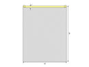 DRAPE, SURG CLEARVIEW STR 12"X18" (10/PK 4PK/CS) WELMED, 40/CS