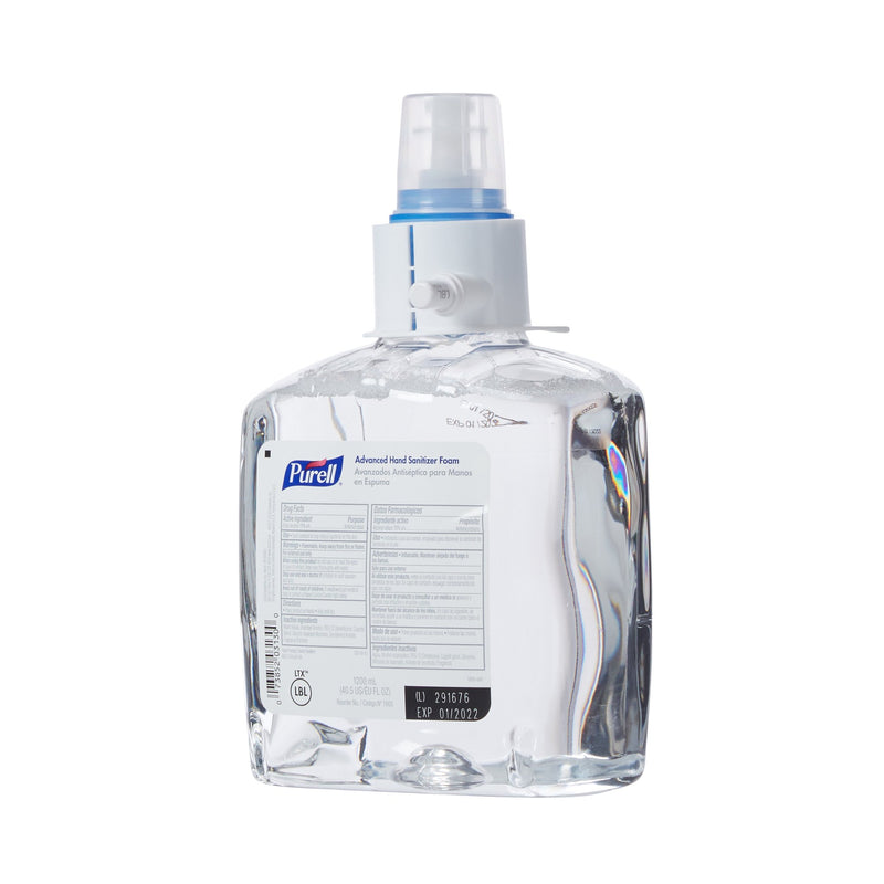 PURELL ADVANCED HAND SANITIZER FOAM, 70% ETHYL ALCOHOL, 1,200 ML REFILL BOTTLE, SOLD AS 2/CASE GOJO 1905-02