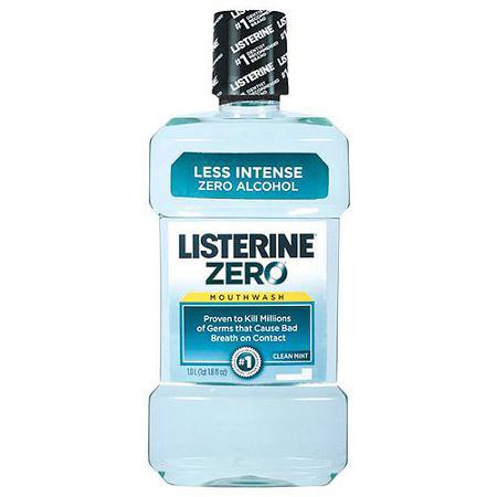 LISTERINE® ZERO® MOUTHWASH, SOLD AS 1/EACH J 31254742832