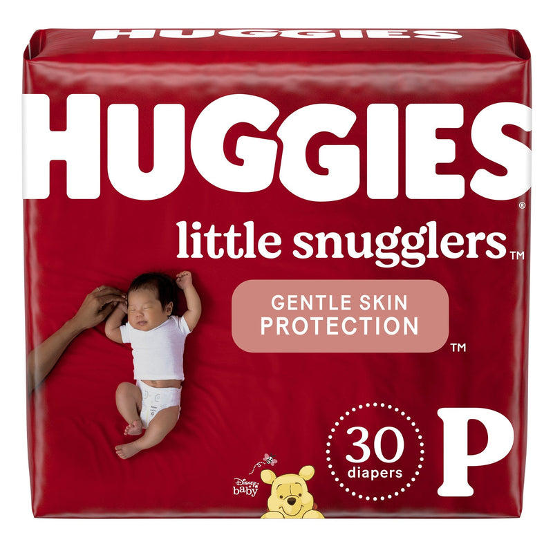 Huggies Little Snugglers Diaper, Preemie 180/CASE -67330