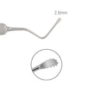 Osung 85C Serrated Lucas Surgical Curette 2.6mm Curved -3URCL85C - Osung USA