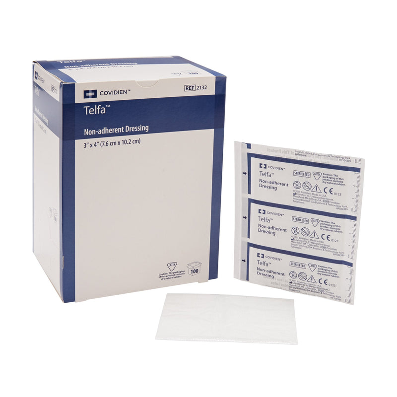 Telfa™ Ouchless Nonadherent Dressing, 3 x 4 Inch 2400/CASE -2132-