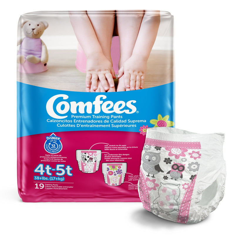 Comfees Training Pants, 4T to 5T 114/CASE -CMF-G4