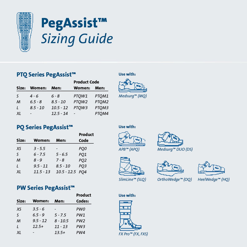 Darco International PegAssist™ Insole, Extra Large 1/EACH -PTQM4
