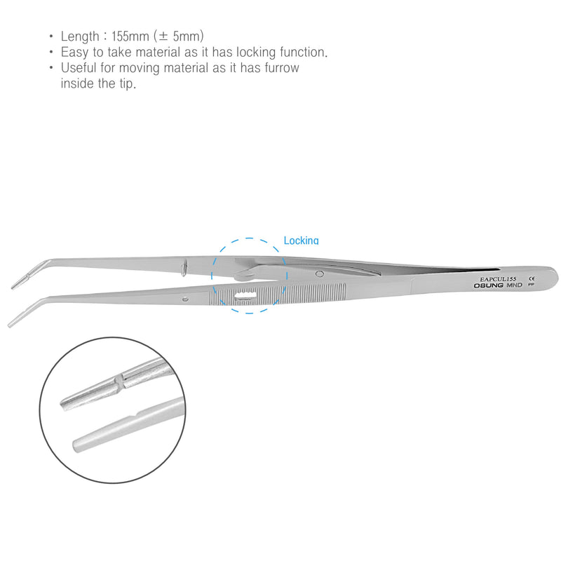 Osung Locking Pliers 6.1" Tweezer -EAPCUL155 - Osung USA