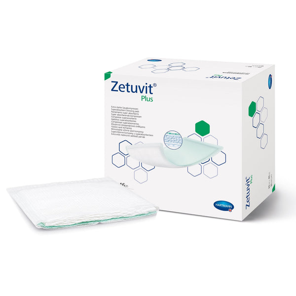 Zetuvit® Plus Sterile Superabsorbent Dressing, 8 x 16 Inch