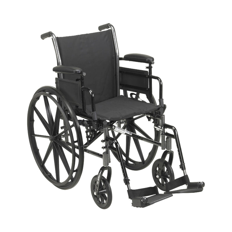 drive™ Cruiser III Lightweight Wheelchair, 20-Inch Seat Width 1/EACH -146-K320ADDA-SF