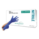 Micro-Touch Nitrile Exam Glove, Extra Small, Blue, Sold As 1/Box Ansell 6034300