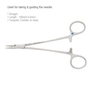 Osung 5.9" Tungsten Carbide Crile-Wood Needle Holder Premium -NHC150TC - Osung USA