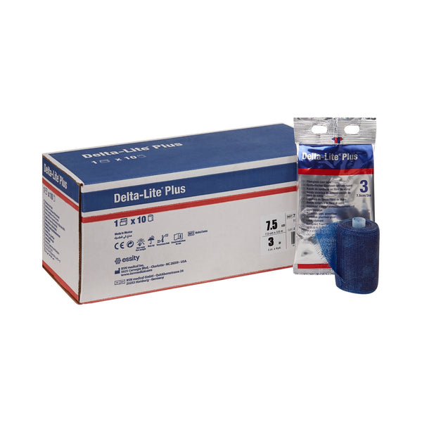 Delta-Lite Plus Dark Blue Cast Tape, 3 Inch x 4 Yard 10/BOX -7345821