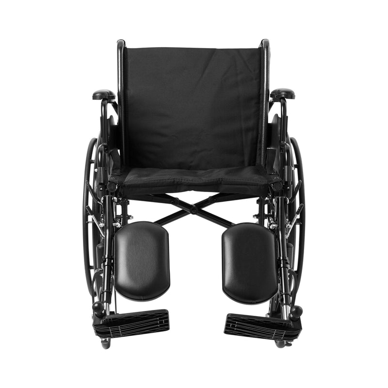 McKesson Lightweight Wheelchair, 20-Inch Seat Width 1/EACH -146-K320DDA-ELR