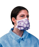 FACE MASK WITH EARLOOPS, BLUE, 8", 50/BX, 6BX/CS, SOLD AS CASE ALPHA 8