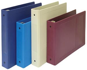 SIDE OPEN RING BINDER, 1½" RING, S/O, 3 RING, AQUA, SOLD AS EACH OMNIMED, 94