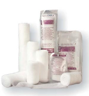 CONFORMING BANDAGE, 6" X 4.1 YDS, WHITE, NON-STERILE, 6/BX, 8 BX/CS, SOLD AS CASE AMD-MEDICOM 10000212