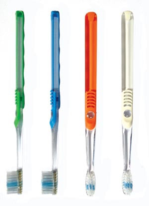 Jm Murray Oraline Premium Adult Cleargrip Toothbrush. Toothbrush Adlt Cleargrip Cmpthd Ast Color 144/Cs(Drop), Case