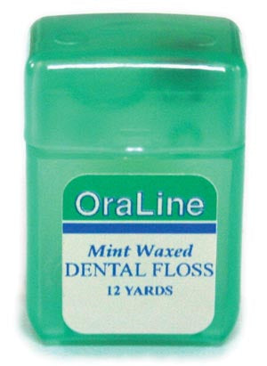 Jm Murray Oraline Dental Floss. Floss Waxed Nylon Mint 12Yd144/Cs (30630) (Drop), Case