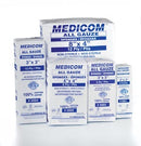 SPONGE, 4" X 4", 8-PLY, 200/SLEEVE, 20 SLEEVE/CS, SOLD AS CASE MEDICOM, 10000404