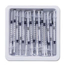 ALLERGIST TRAY, ½ML, PERMANENTLY ATTACHED NEEDLE, 27G X 3/8", INTRADERMAL BEVEL, 25/TRAY, 40 TRAYS/CS, SOLD AS CASE BD 209