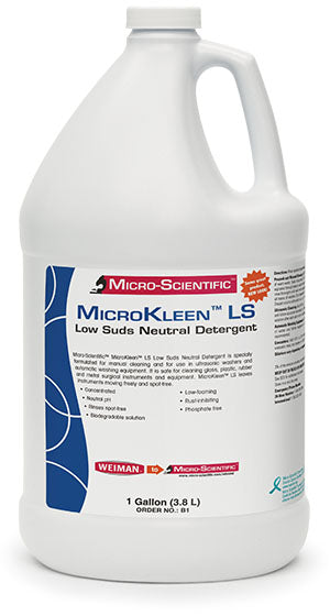 LOW SUDS NEUTRAL LIQUID DETERGENT, GALLON, 4/CS, SOLD AS CASE MICRO-SCIENTIFIC, 10000337