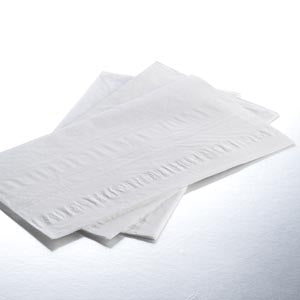 BREAST DRAPE, 12" X 24", WHITE, 3-PLY, 500/CS, SOLD AS CASE GRAHAM 51