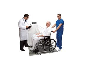 Pelstar/Health O Meter Professional Scale - Digital Wheelchair Ramp Scales. Scale Digital Wheelchair 35X32Platform Portable (Drop), Each