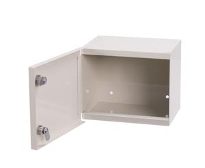 NARCOTICS CABINET, SINGLE DOOR, DOUBLE LOCK, HANDLE, 3 ADJUSTABLE SHELVES, 24" X 10" X 30", BEIGE, SOLD AS EACH LAKESIDE 69