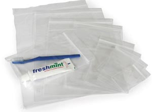 RECLOSABLE CLEAR BAG, 13" X 15", 100/BG, 10 BG/CS, SOLD AS CASE NEW 10000285