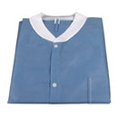 LAB JACKET, MEDIUM, DARK BLUE, POCKETS, 10/BG, 3 BG/CS, SOLD AS CASE DYNAREX 10000058
