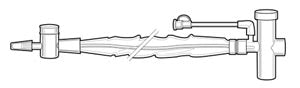 Airlife Kimvent Closed Suction System. Suction System Closed Adult14Fr T-Piece 21.3In Grn 20/Cs, Case