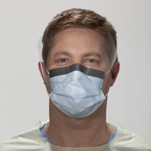Halyard Fluidshieldª Face Masks. Mask Procedure W/Visor Blu25/Bx 4Bx/Cs, Case