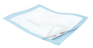 UNDERPAD, 30" X 30" FLUFF, LT. BLUE, 10/BG, 10 BG/CS, SOLD AS CASE CARDINAL 261