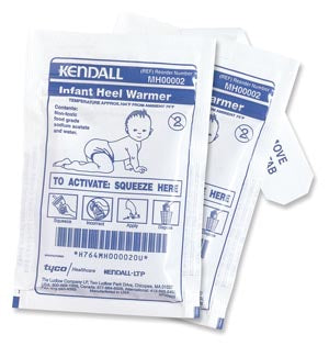 NOVAPLUS® INFANT HEEL WARMER, SQUEEZE ACTIVATED, 4" X4", 25/BX, 4 BX/CS, SOLD AS CASE CARDINAL 261