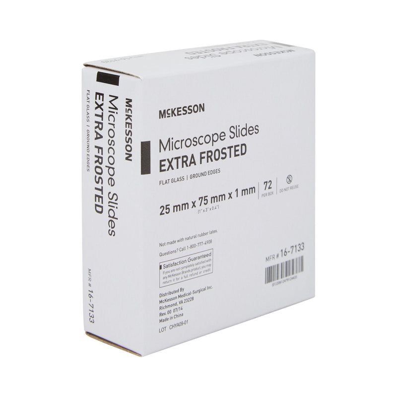 McKesson Glass Microscope Slide, 1 x 3 Inch x 1 mm 1/BOX -16-7133
