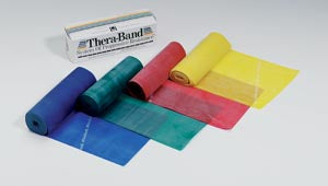 Hygenic/Thera-Band Professional Resistance Bands. Band Resistance 6Yd Silvrsuper Hvy 12/Cs, Case