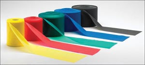 Hygenic/Thera-Band Professional Resistance Bands. Band Resistance 50Yd Tanxtra Thin 4/Cs, Case