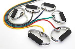 Hygenic/Thera-Band Professional Resistance Tubing. Tubing Resistance 50 Blkw/Handles 12/Cs, Case