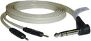 LEADWIRE, STRAIGHT STEREO GOLD, 72", DUAL PINS, IVORY, RED PLUG & PINS, SOLD AS EACH CANADIAN 10000703