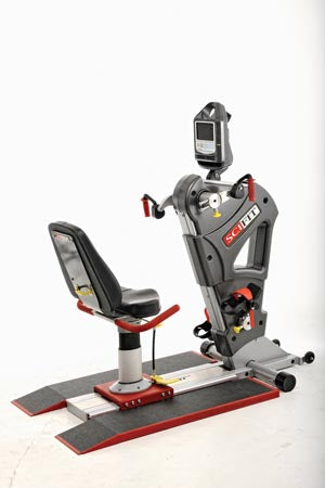 IF PRO2 TOTAL BODY EXERCISER WITH LOW BOOTS & WHEELCHAIR RAMP, PREMIUM SEAT, COOL GRAY, SOLD AS EACH SCIFIT 10000741